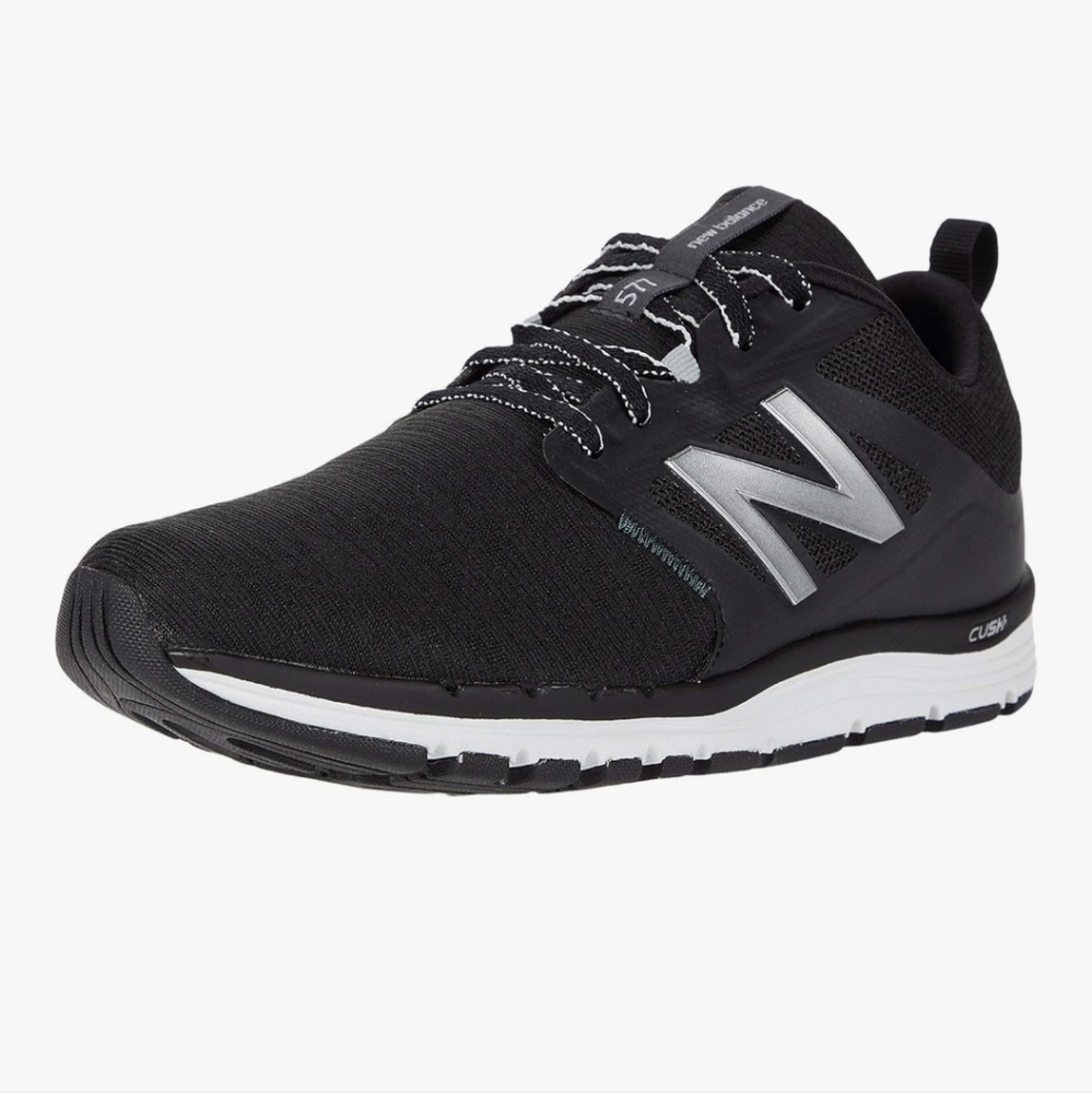 New Balance Women's Size 8.5 Black And Silver 577 V5 Cross Trainer